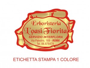 Etichette adesive per erboristerie, cosmetica, cosmesi (mm46X32)  (cod.11M )